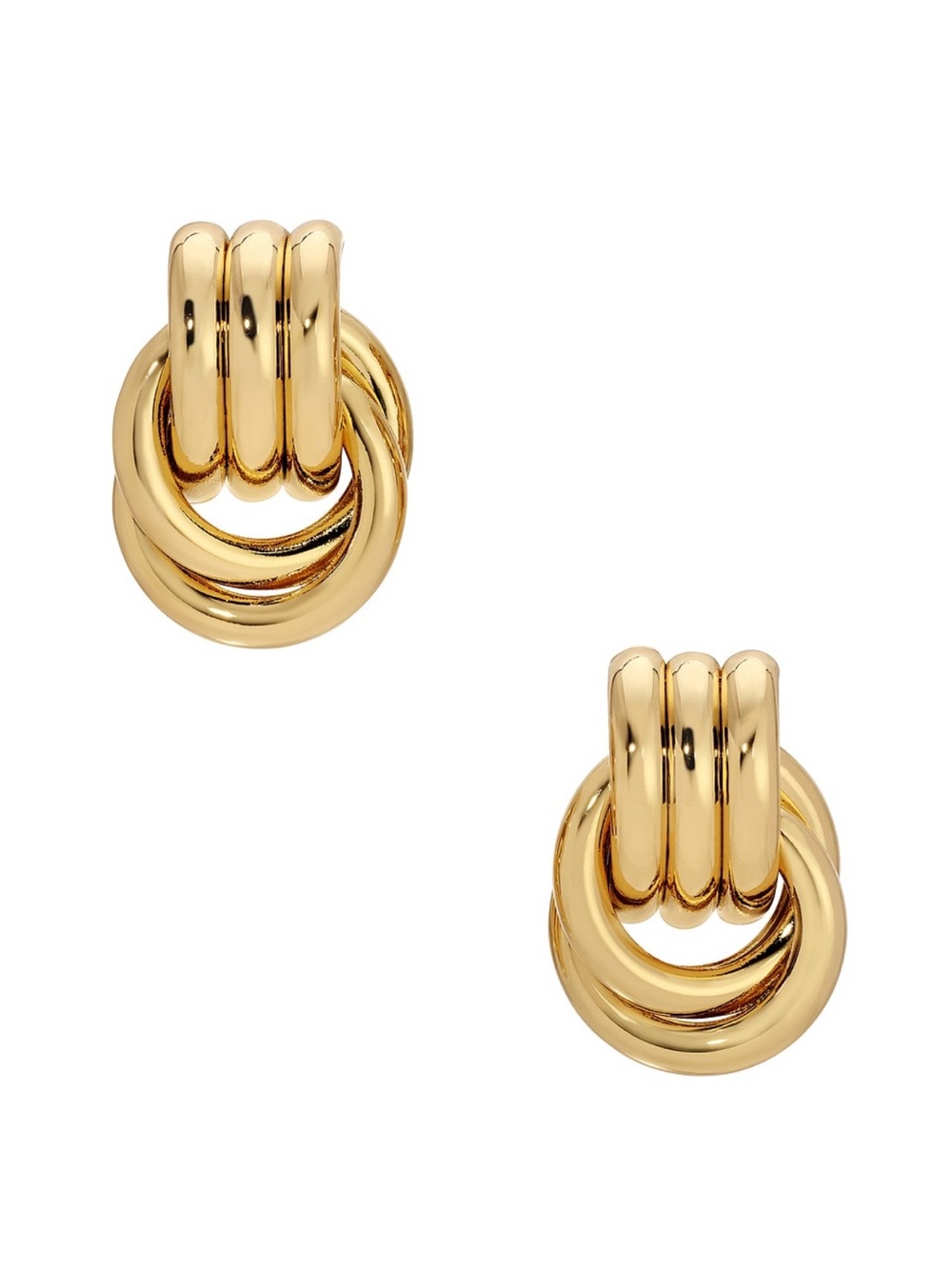Baby Gold Knot Earrings